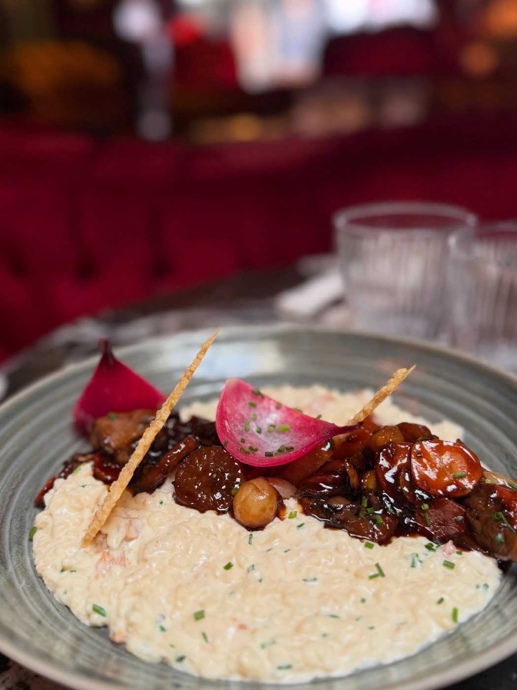Assiette servie au Speakeasy